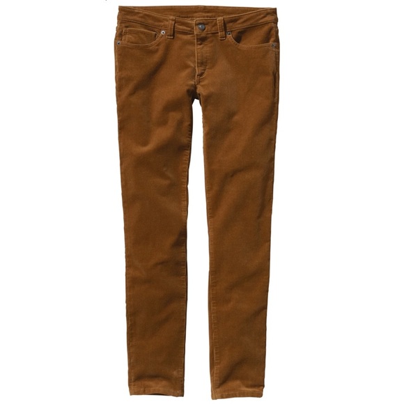 Patagonia Rust Orange Worn Wear Women's Fitted Corduroy Hiking Pants Size 30 - Picture 11 of 11